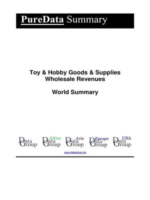 cover image of Toy & Hobby Goods & Supplies Wholesale Revenues World Summary